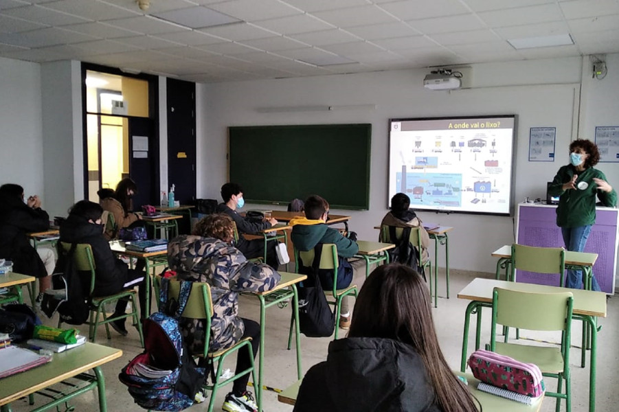 Impartindo unha clase do revitaliza